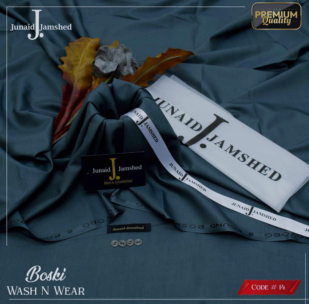 J. By Junaid Jamshed Boski Wash&Wear Unstitched Vol 16