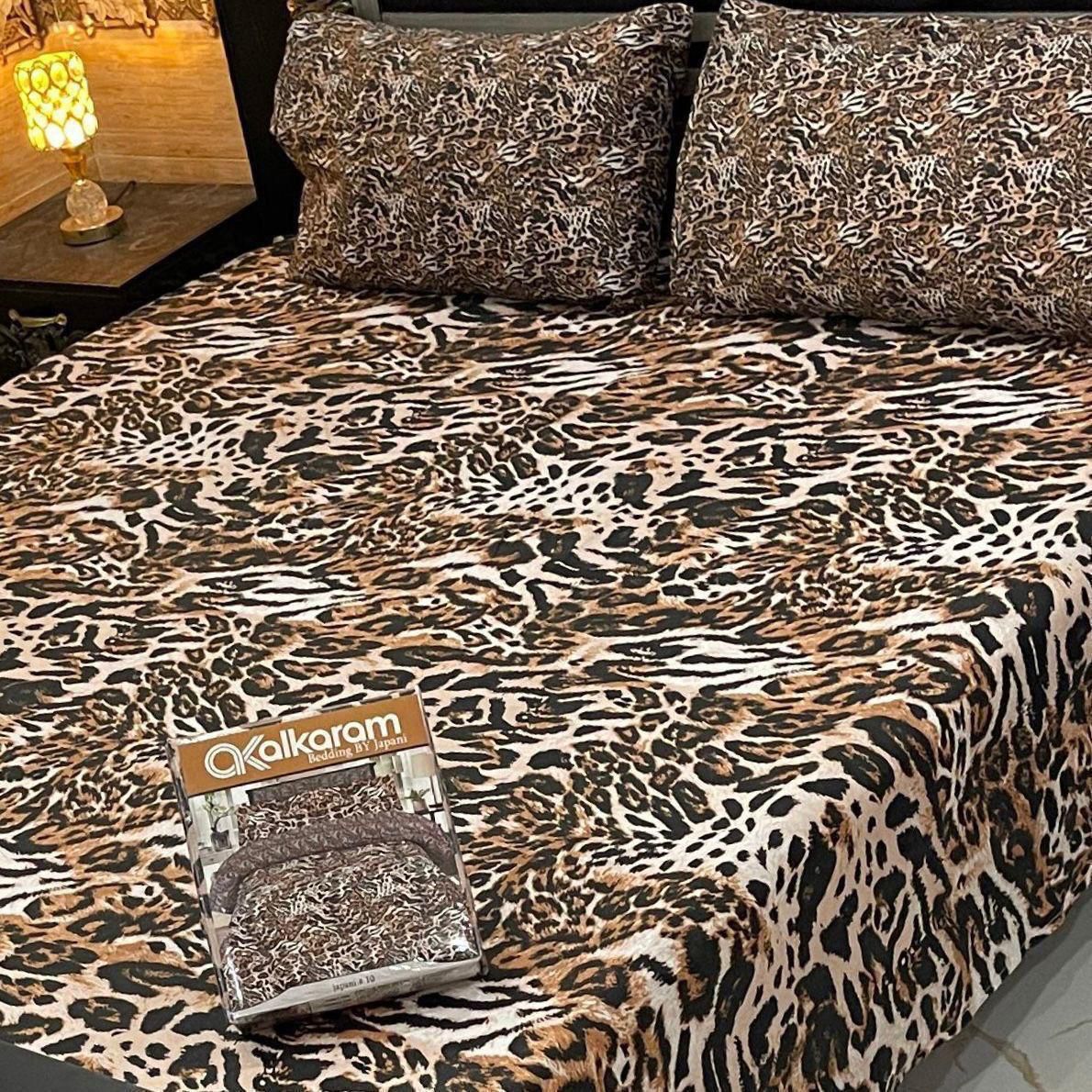 King Size Cotton 3PC Bedsheet